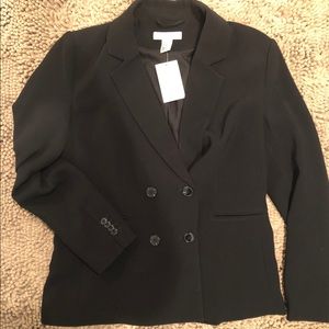 Cross-button Blazer
